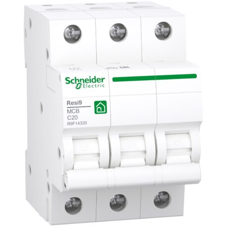 Schneider R9F14320 kismegszakító, 3P, C, 20A